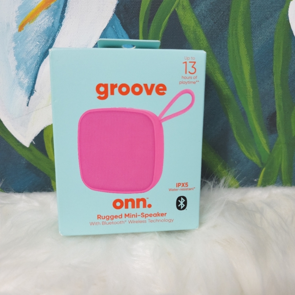 ONN. Mini Speaker with Bluetooth Wireless Technology - Water Resistant